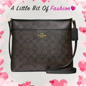 Coach F29210 File Crossbody In Signature Canvas